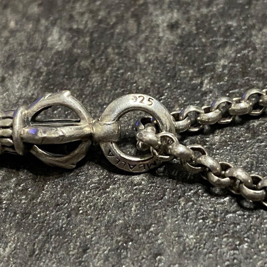 廃盤 SHAMBALLA シャンバラ スカル ダガー ペンダント ネックレス