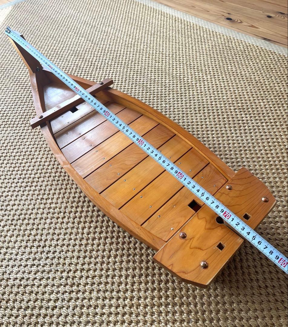 舟盛り 船盛 活造り 刺し盛り船 木製　大小2個セット