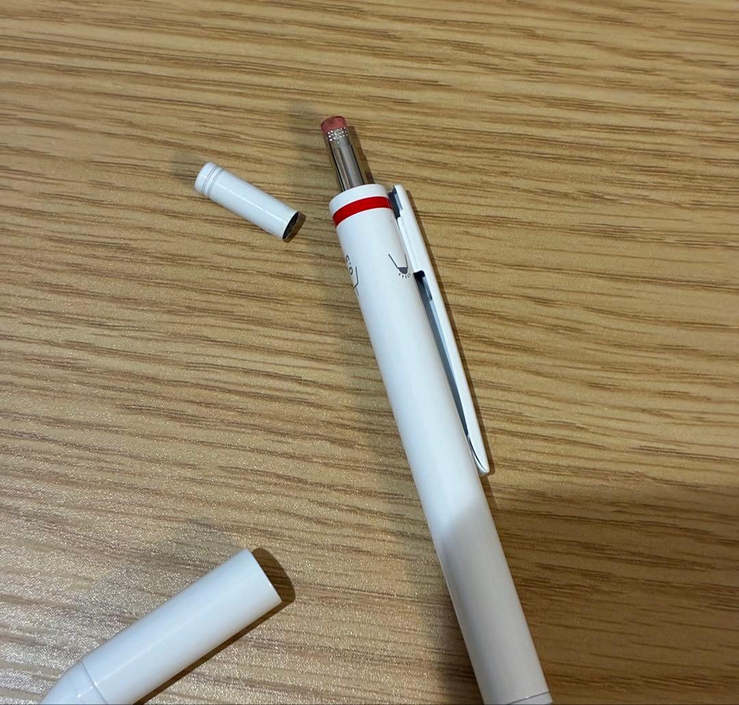 無印良品　ロットリングコラボ　トリオペン　ホワイト