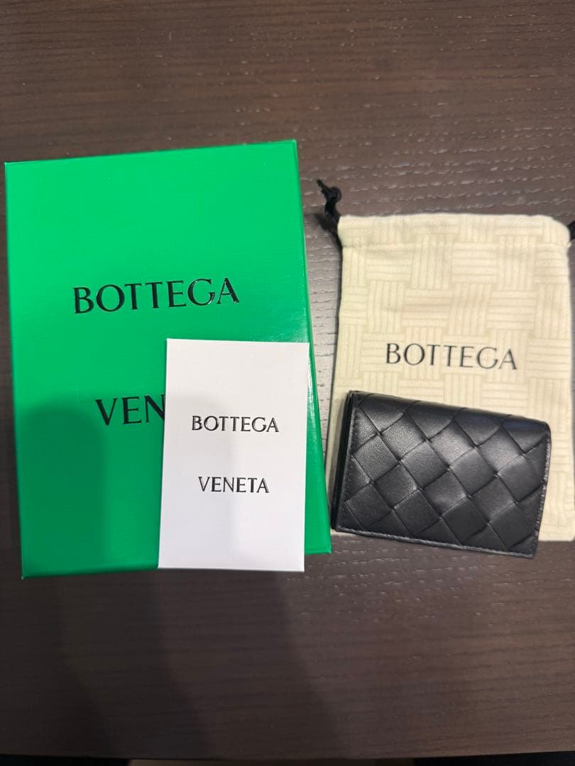 ボッテガヴェネタ 三つ折り財布 ブラック