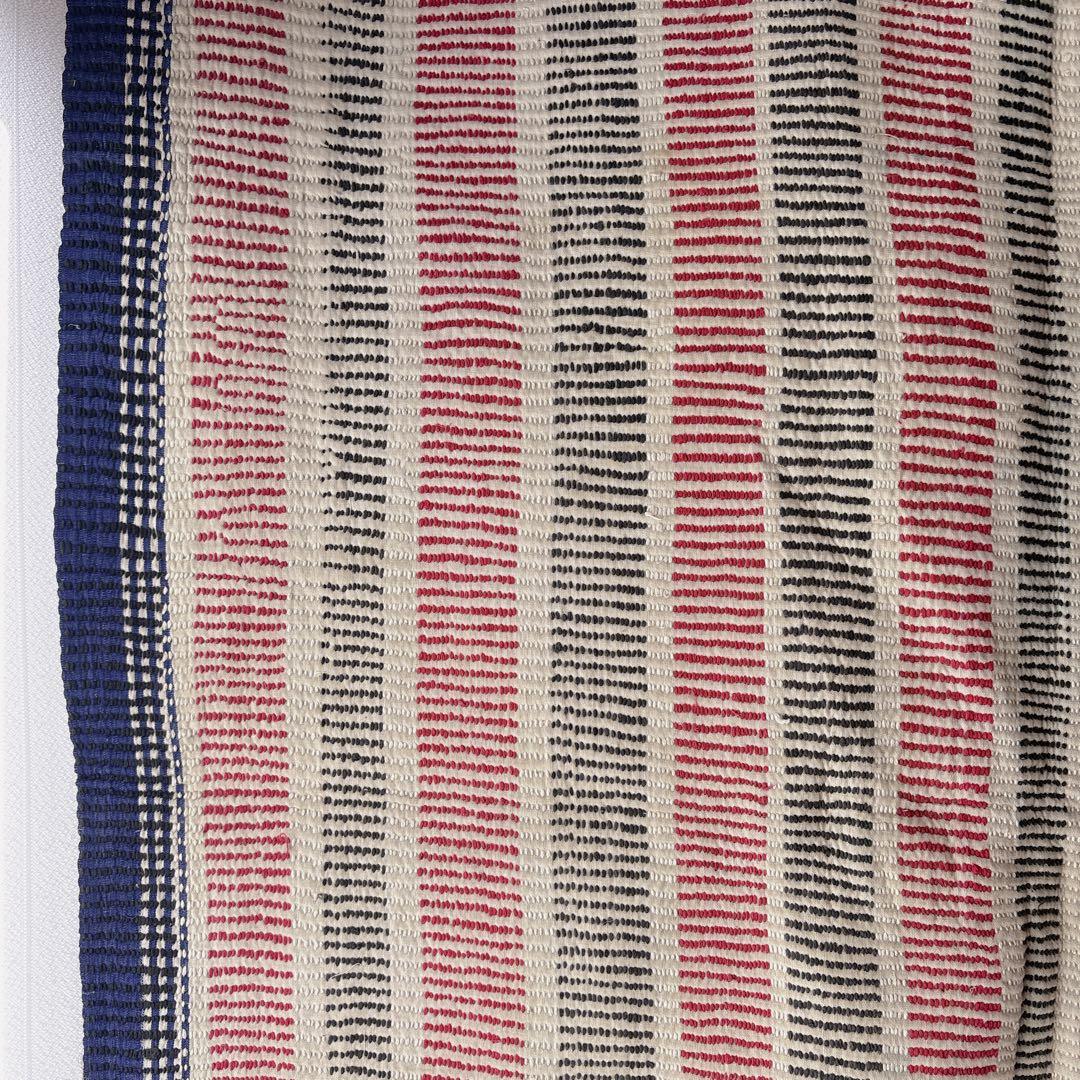 未使用＊ヴィンテージラリーキルト　ボーダーステッチ　マルチカバーカンタキルト