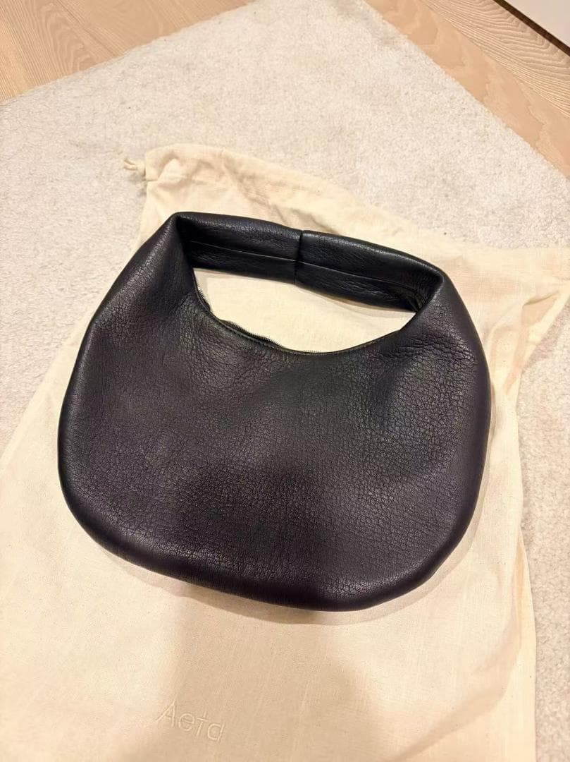 即日発送Aeta アエタ ONE SHOULDER ショルダーバッグ 黒 M