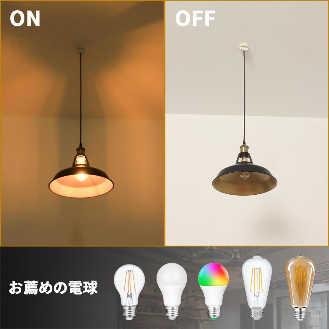 ☆インダストリアル　ペンダントライト 引き掛けシーリング式