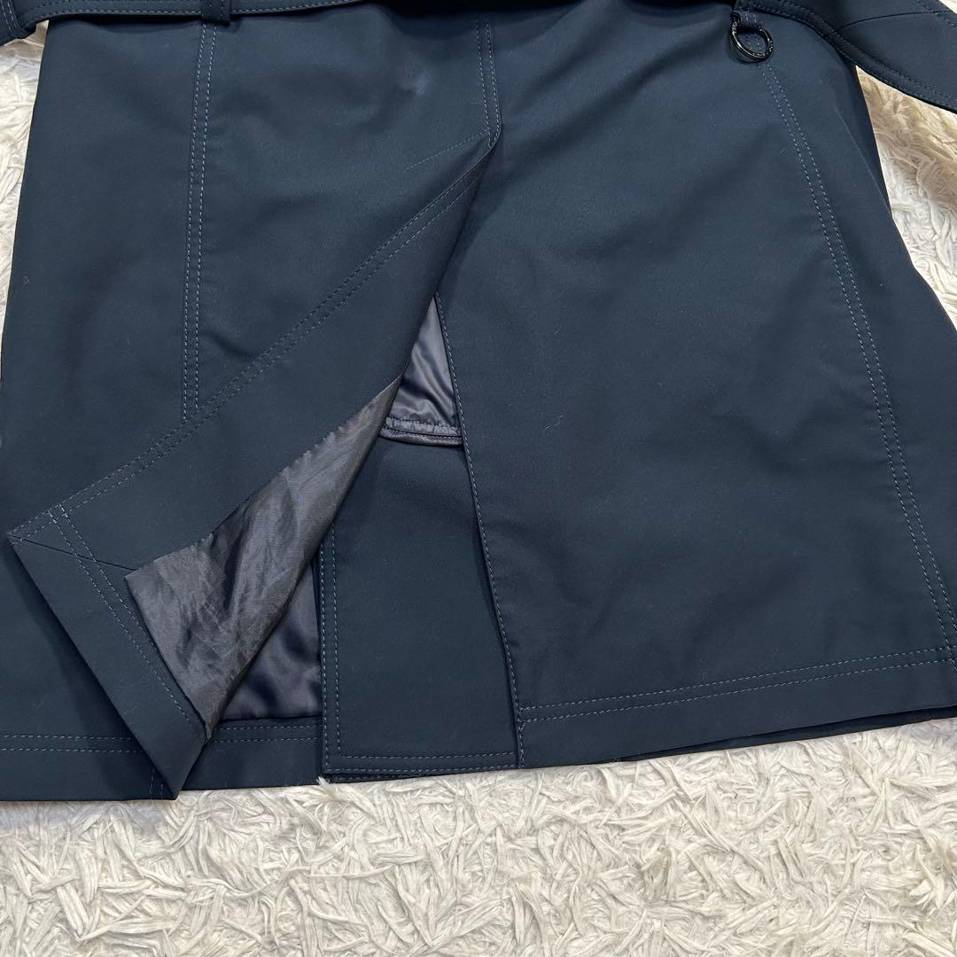 エポカウォモ トレンチコート ダブルブレスト ネイビー【M】ライナー付 三陽商会