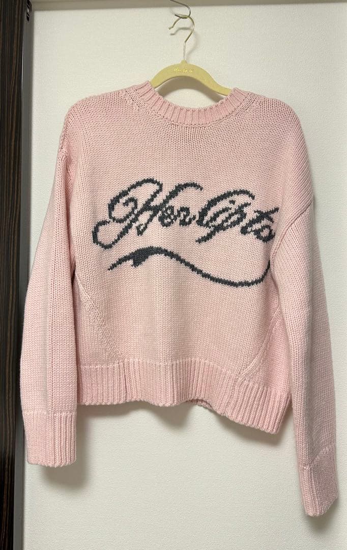 トップス Loved one Logo Jacquard Knit M