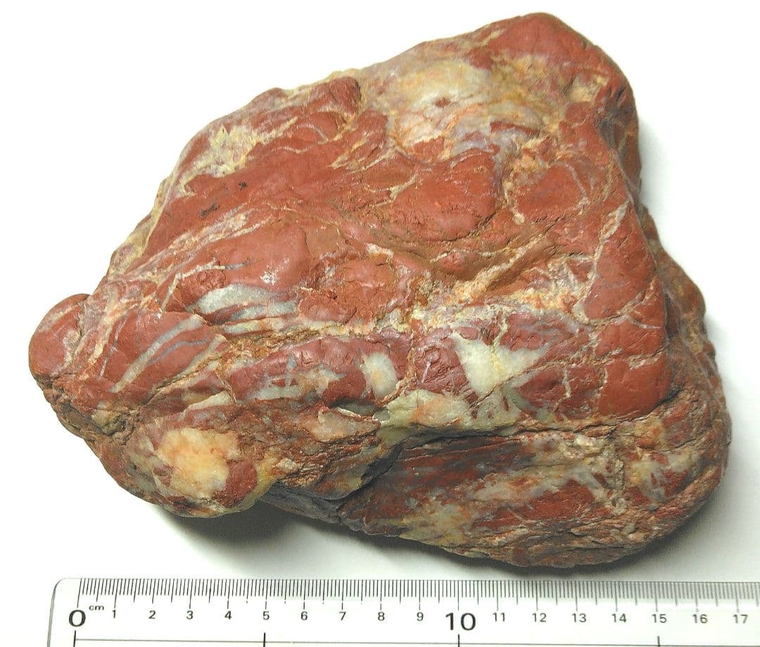 天然石 原石 1.8kg 佐渡赤玉石の可能性／レッドジャスパー系（鑑定なし）