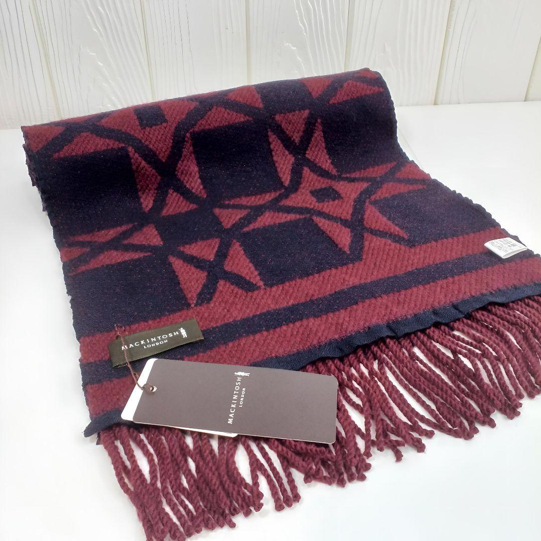 未使用タグ付き★MACKINTOSH アンドリューカシミアマフラー