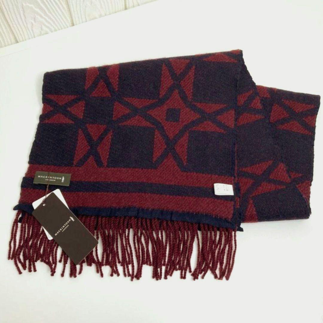 未使用タグ付き★MACKINTOSH アンドリューカシミアマフラー
