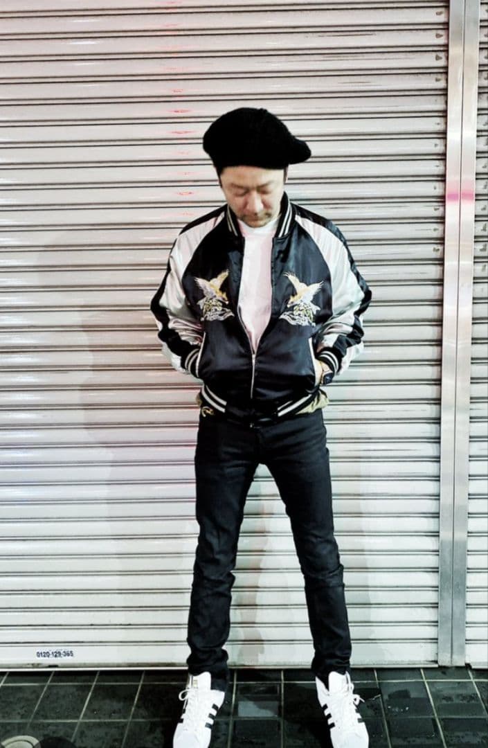 スカジャン 刺繍 Hoshihime　浅野忠信着用