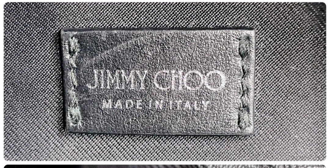 JIMMY CHOO ボディバッグ ヨークスタッズ ブラックユニセックス希少
