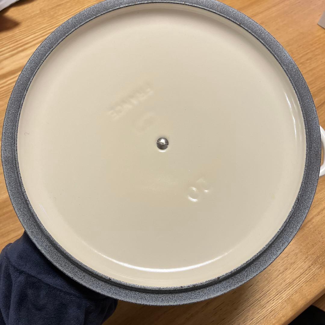 LE CREUSET 両手鍋 20cm ホワイト