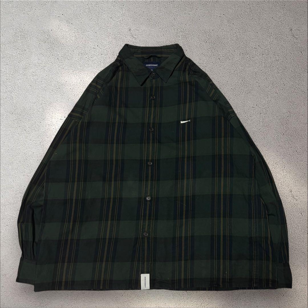 トップス DESCENDANT GORDIE PLAID L/S SHIRT 3 21AW