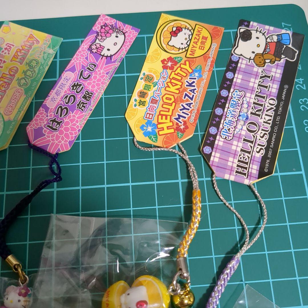 ハローキティ　ご当地根付けストラップ　まとめ売り/O