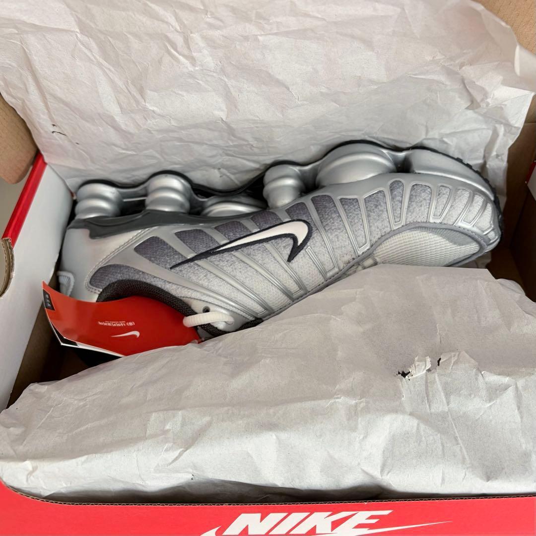 完売26.5cm✨新品NIKE Shox TL IH4466-095 シルバー系