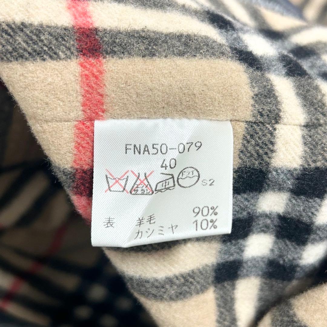 新品✨BURBERRY バーバリー　ダブルフェイス　ロングコート　赤　カシミヤ