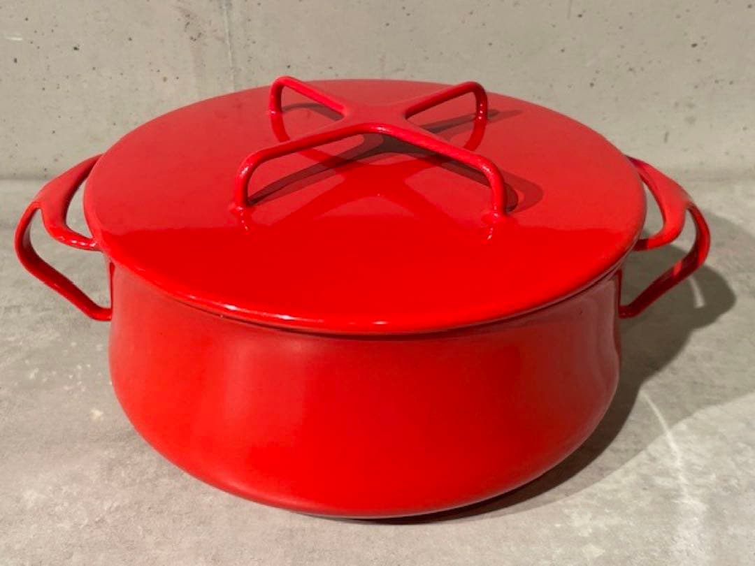 美品ダンスクDANSK コベンスタイル 両手鍋 ホーロー キャセロール 30cm