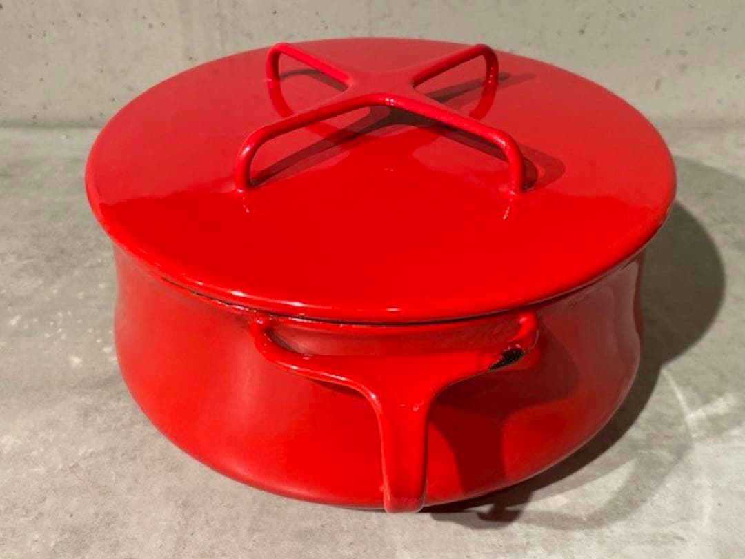美品ダンスクDANSK コベンスタイル 両手鍋 ホーロー キャセロール 30cm