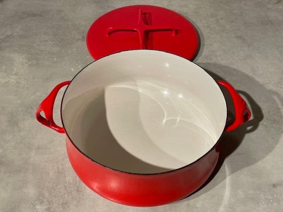 美品ダンスクDANSK コベンスタイル 両手鍋 ホーロー キャセロール 30cm