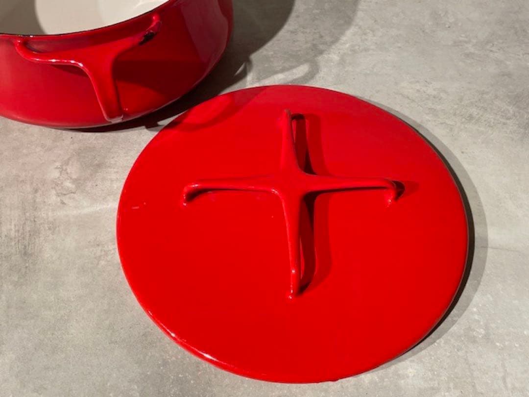 美品ダンスクDANSK コベンスタイル 両手鍋 ホーロー キャセロール 30cm