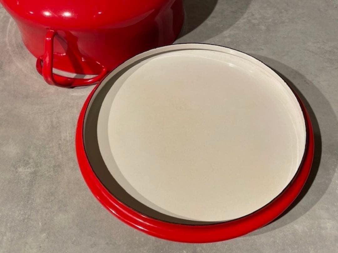 美品ダンスクDANSK コベンスタイル 両手鍋 ホーロー キャセロール 30cm