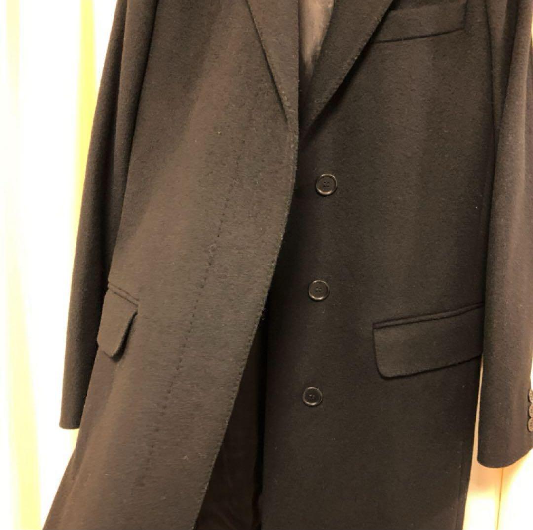 ヘルムートラング　チェスターコート　38 黒