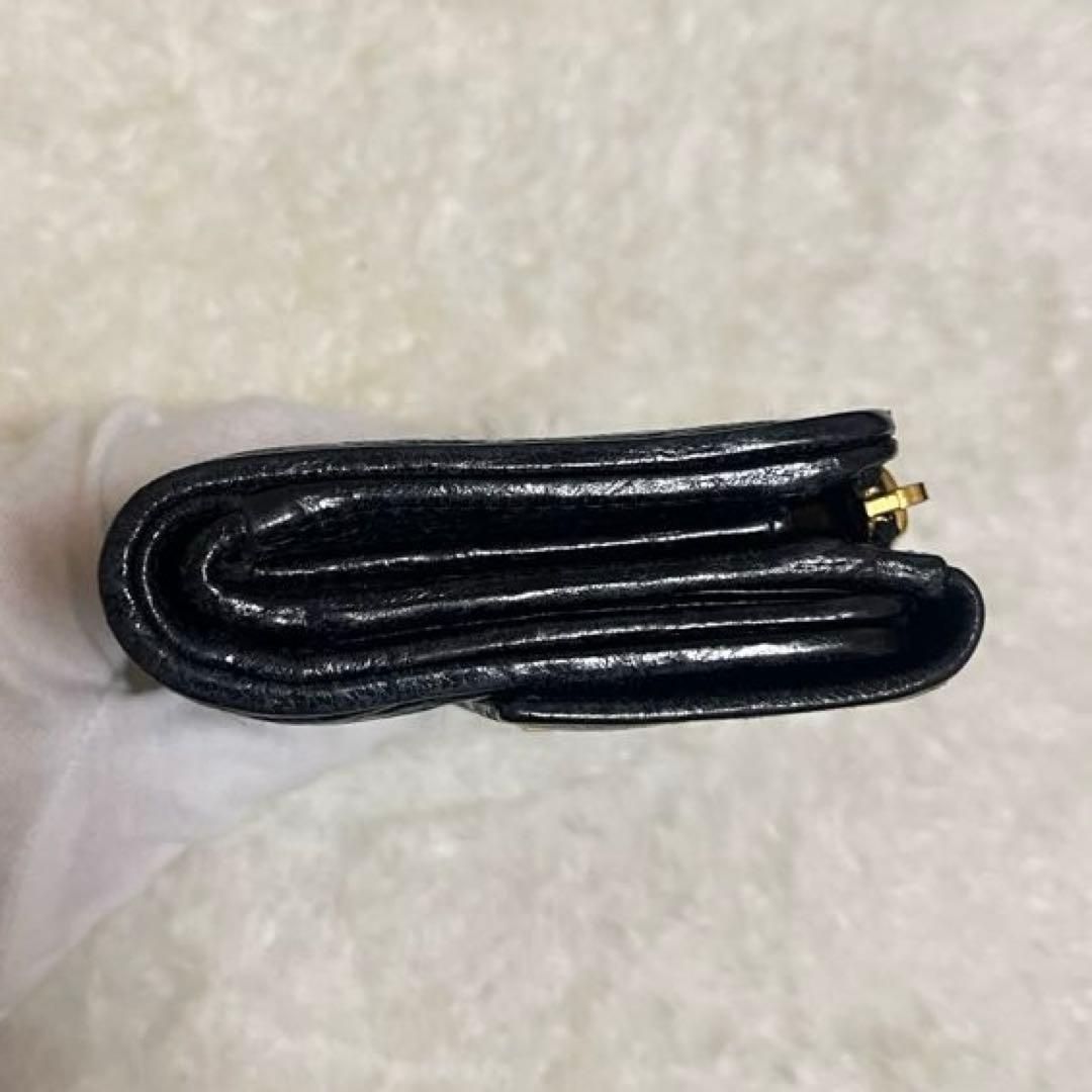 美品✨MIUMIU 三つ折り財布 マテラッセ レザー ラウンドファスナー