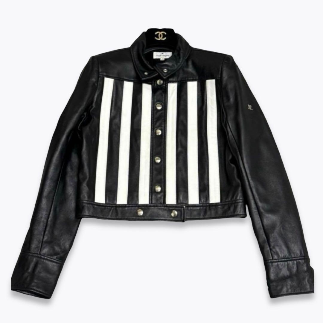 【極希少】courreges クレージュ レザージャケット Y2K フランス製