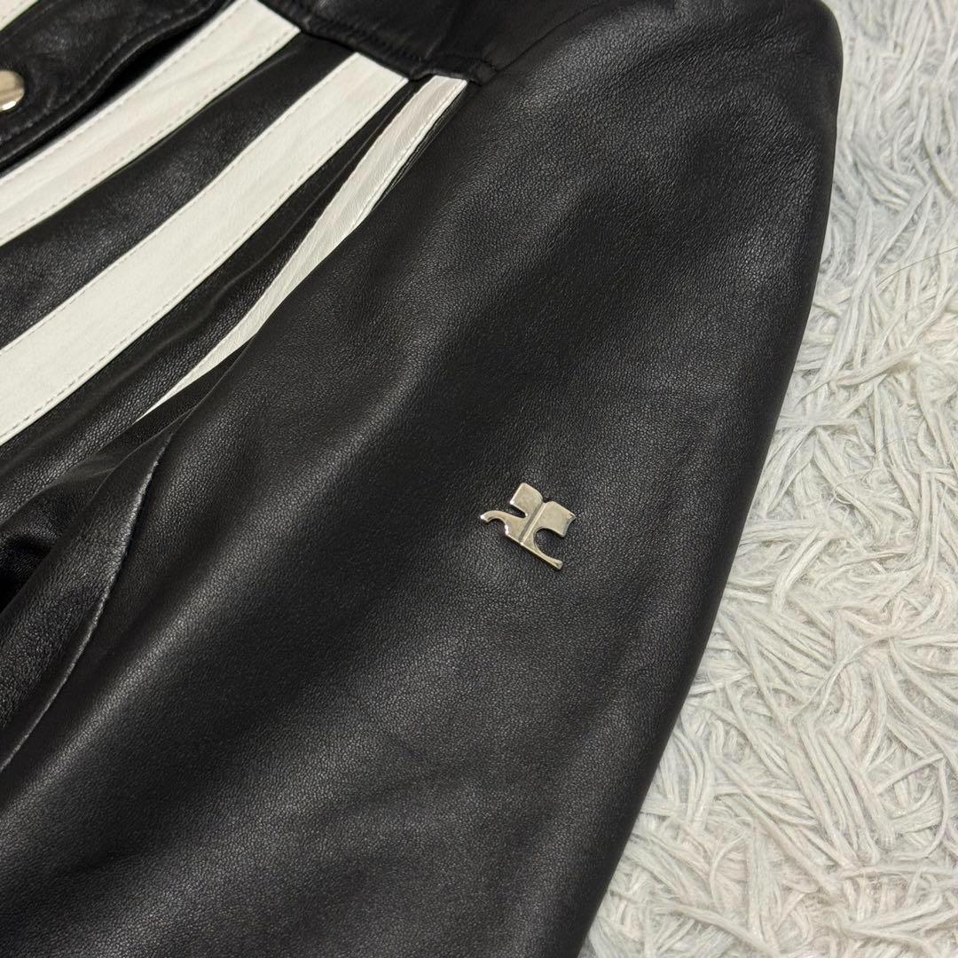 【極希少】courreges クレージュ レザージャケット Y2K フランス製