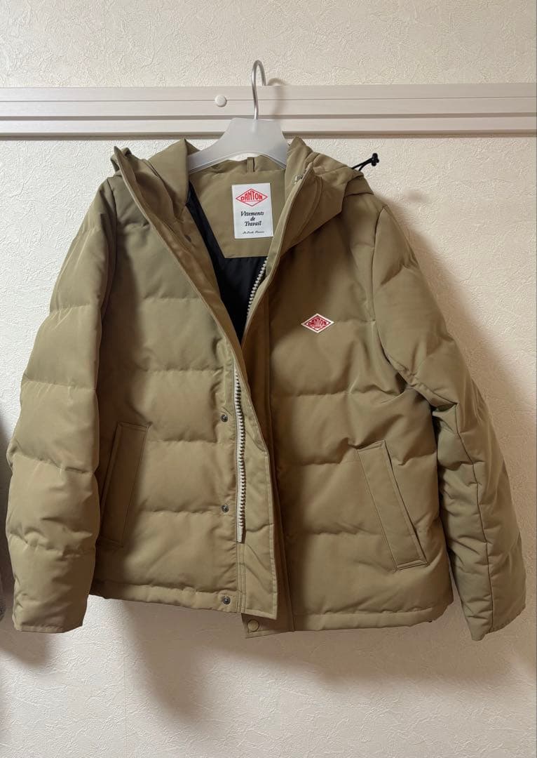 DANTON ダントン　ダウンジャケット　ベージュ　M