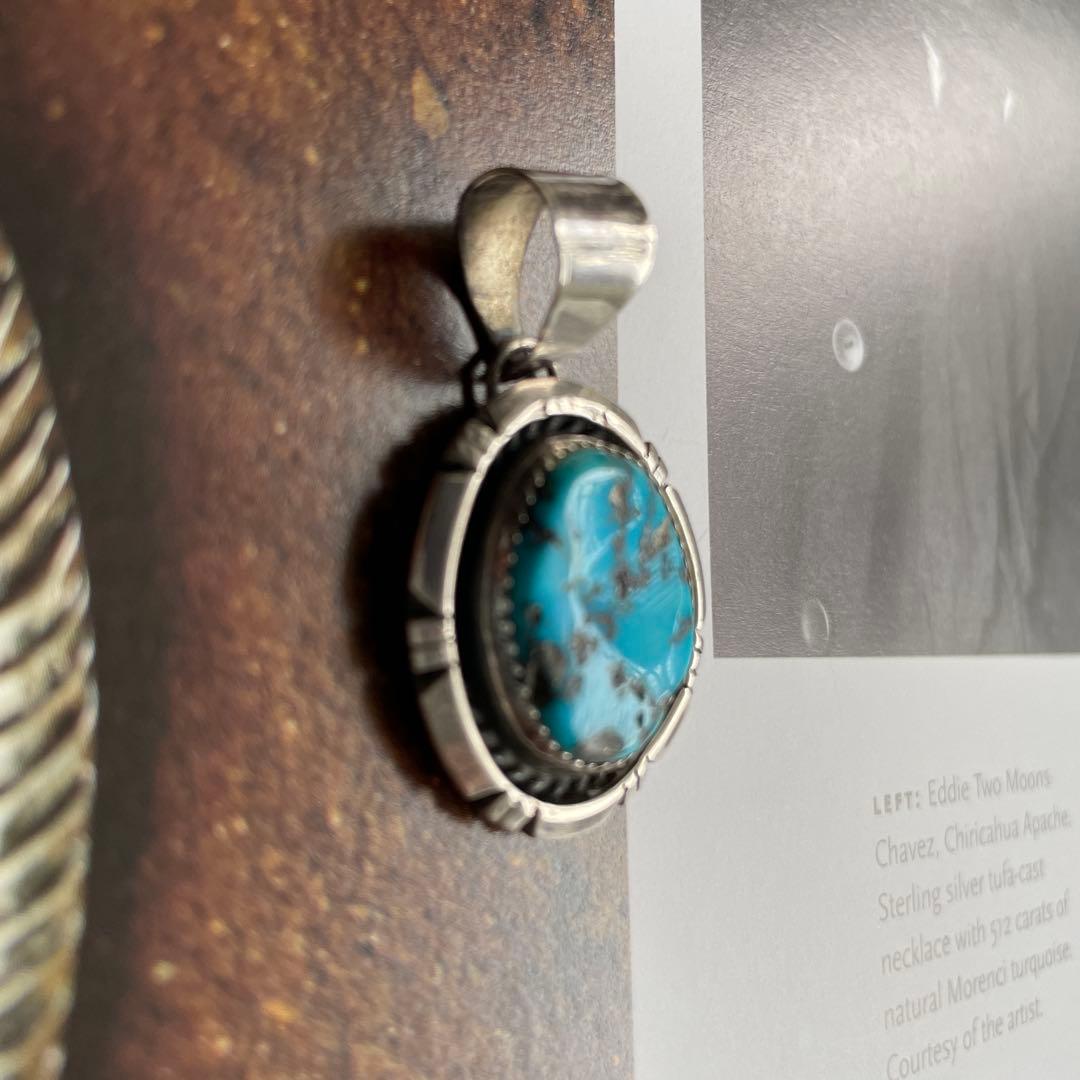 ナバホ　ターコイズ ペンダント スターリングシルバー