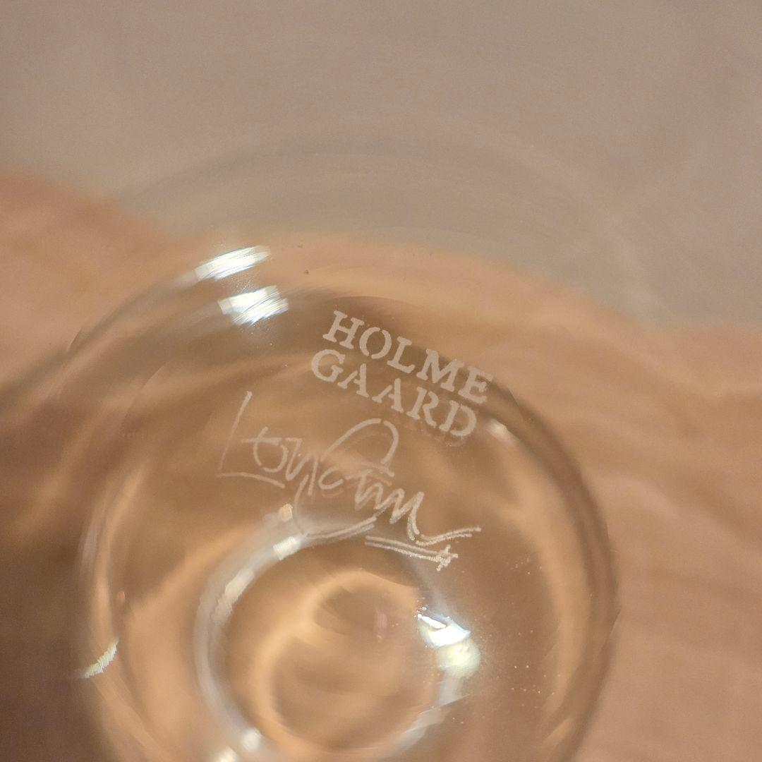 【希少】ホルムガード フローラ フラワーベース 24cm クリア 花瓶