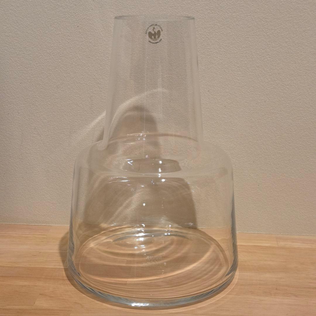 【希少】ホルムガード フローラ フラワーベース 24cm クリア 花瓶