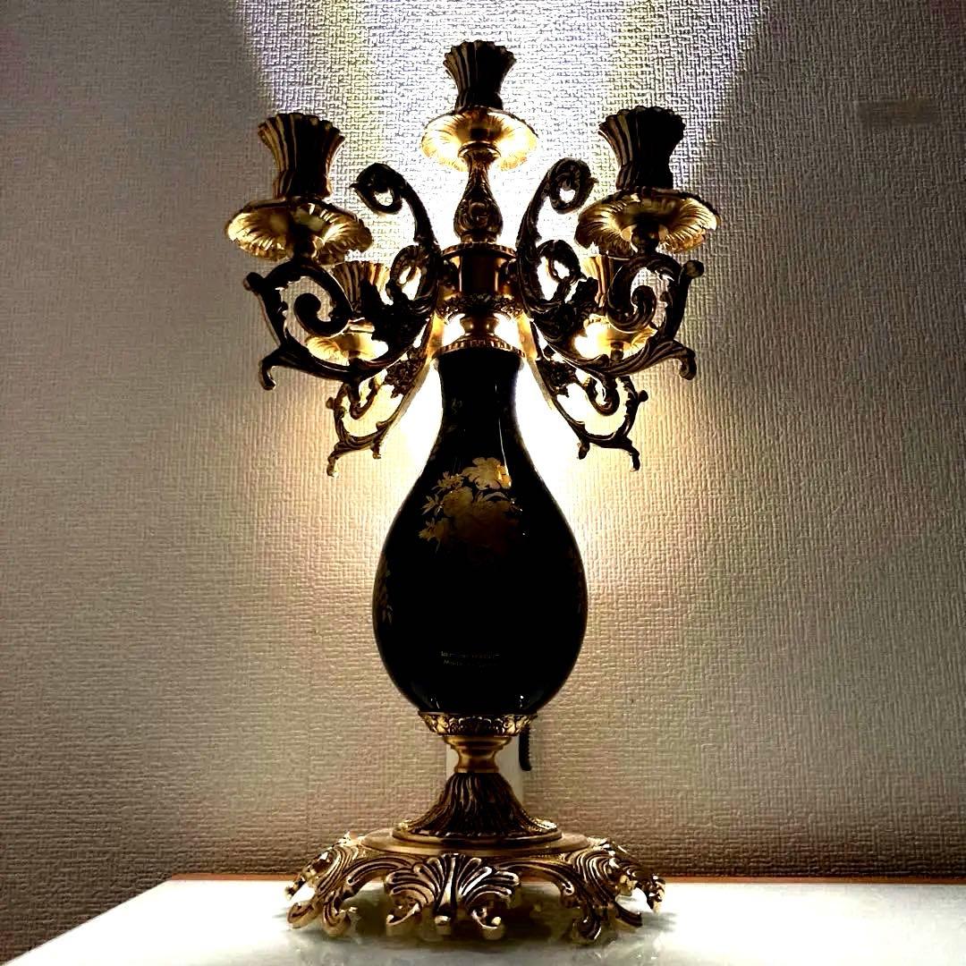 キャンドルスタンド アンティーク スペイン製　燭台　ロウソク立て　5燈