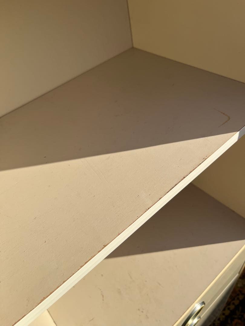 アーチ型 食器棚 インテリア 水屋 飾り棚 白 ホワイト 昭和レトロ 当時物