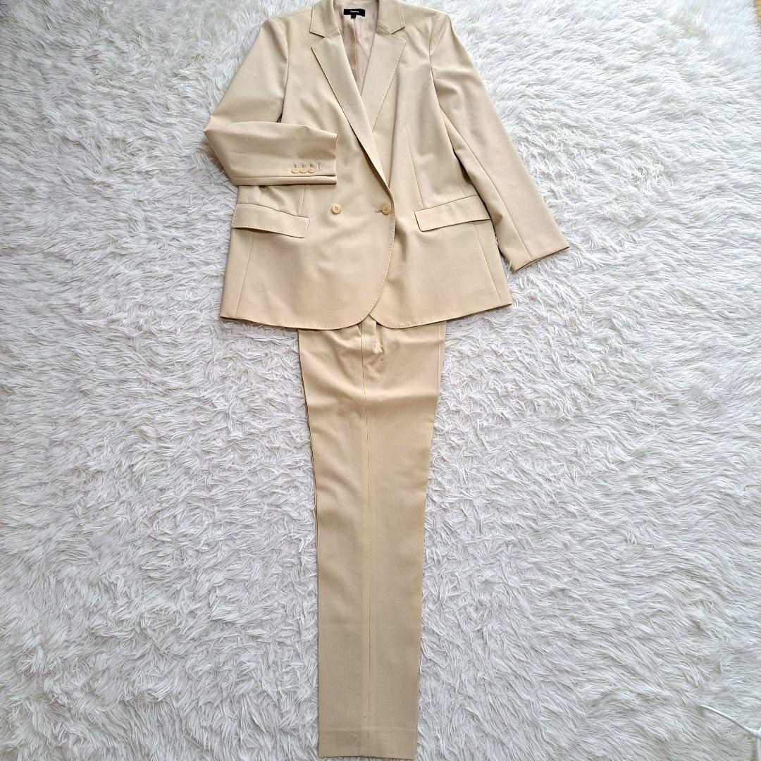 【美品】【Theory】ダブルテーラードジャケット　セットアップ　パンツスーツ