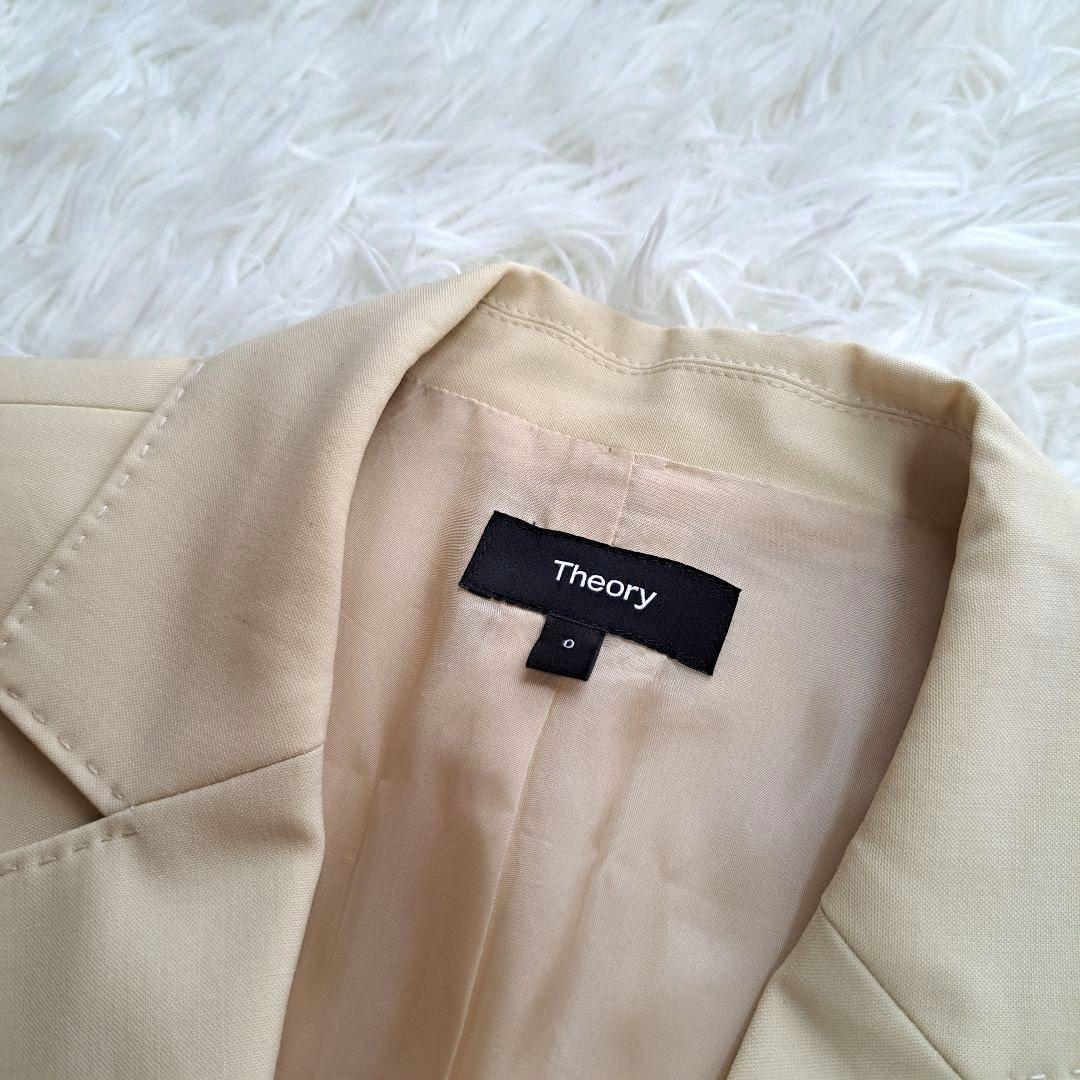 【美品】【Theory】ダブルテーラードジャケット　セットアップ　パンツスーツ