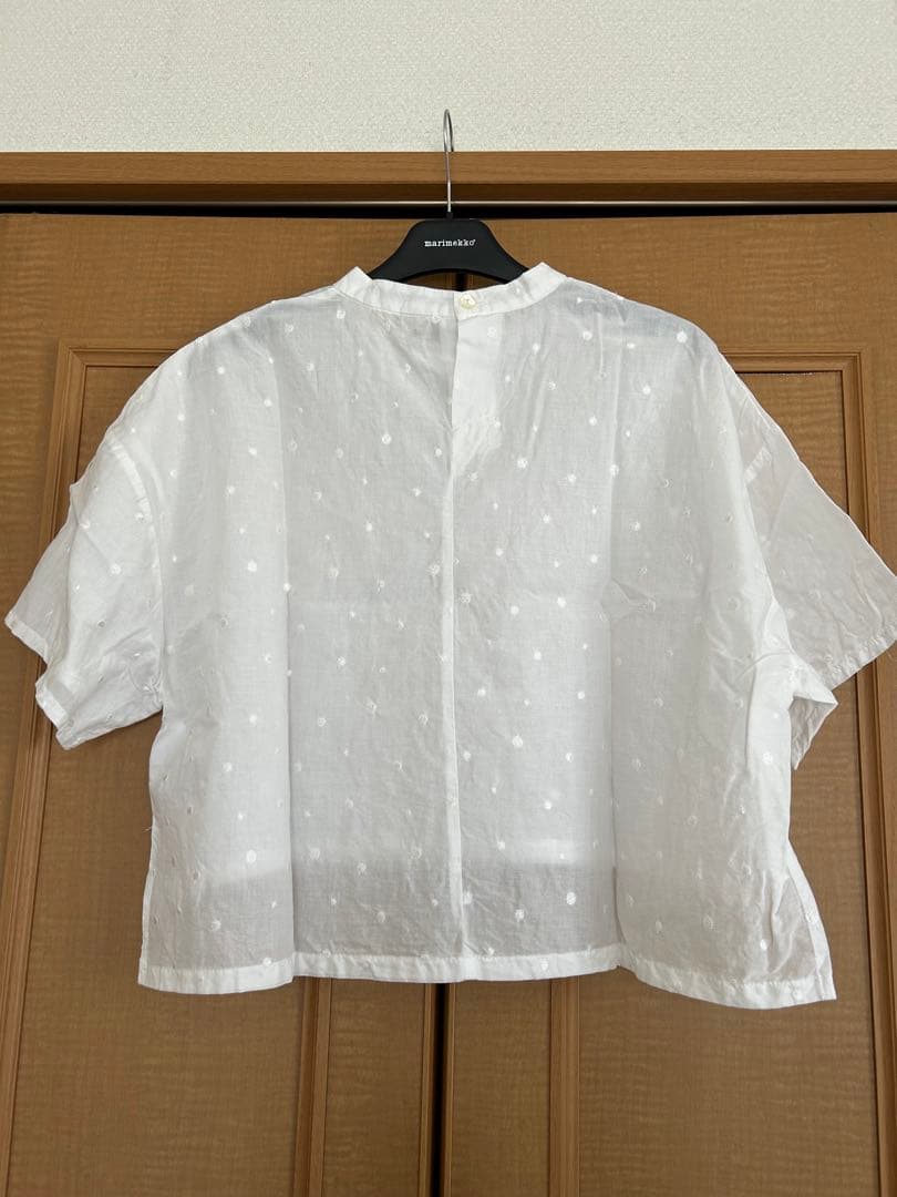 MidiUmiドットワイドシャツプルオーバー