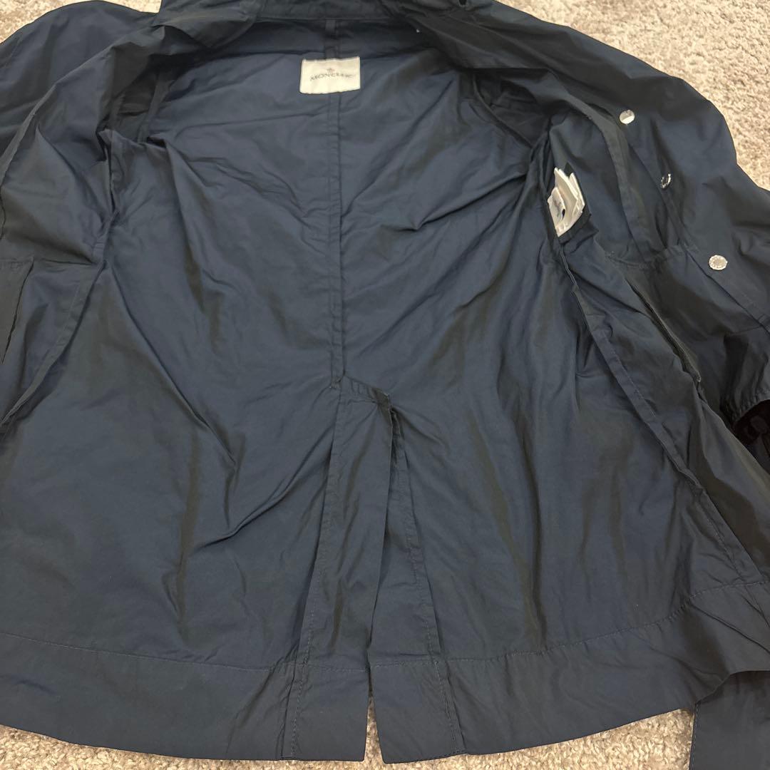 MONCLER ネイビースプリングコート size 0