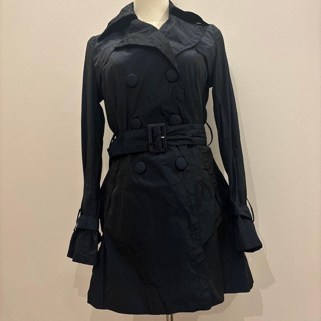 MONCLER ネイビースプリングコート size 0