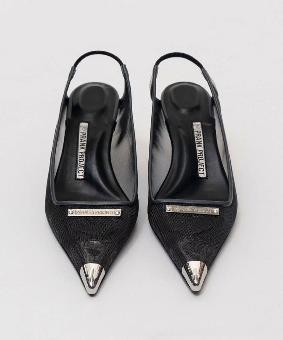 PRANK PROJECT ワイドストラップサンダル チュールグレー