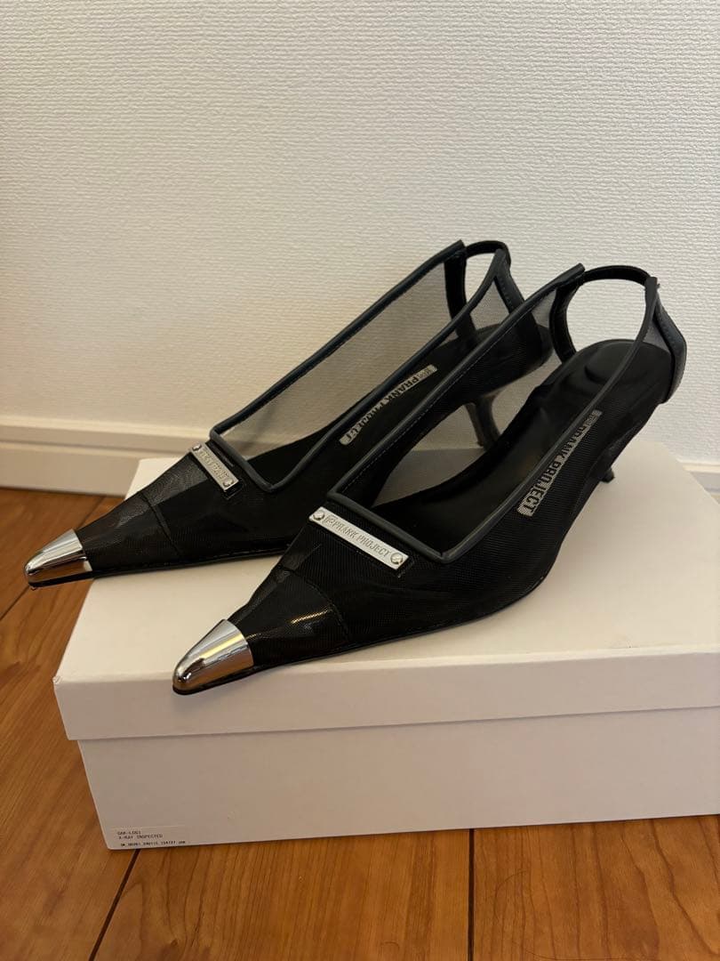 PRANK PROJECT ワイドストラップサンダル チュールグレー