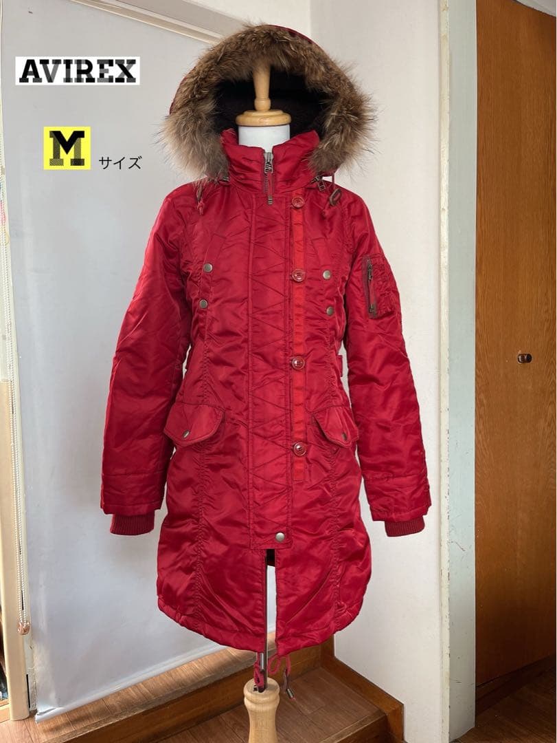【美品♡】AVIREX N−3B フライトジャケット　レッド
