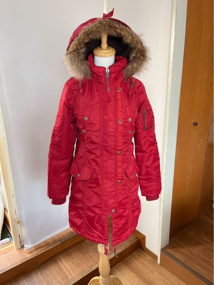 【美品♡】AVIREX N−3B フライトジャケット　レッド