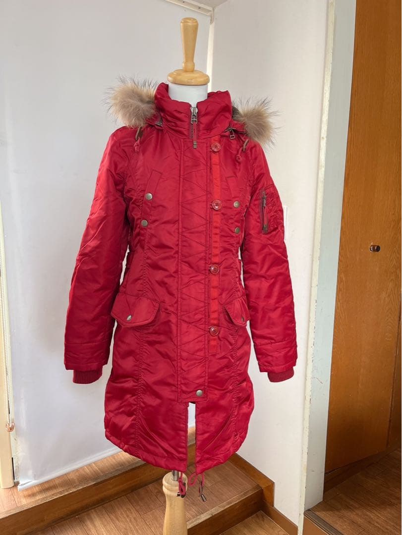 【美品♡】AVIREX N−3B フライトジャケット　レッド