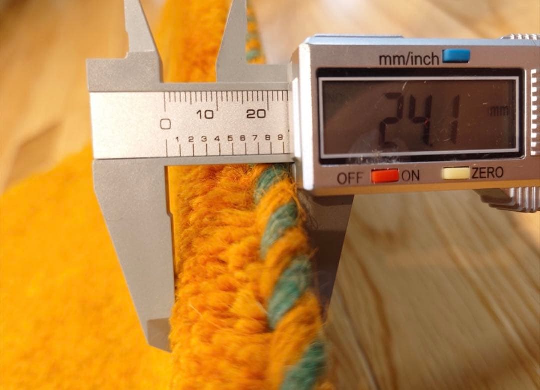 ペルシャ　ギャッベ ミニランナー　115×43 黄金色　ヤギ