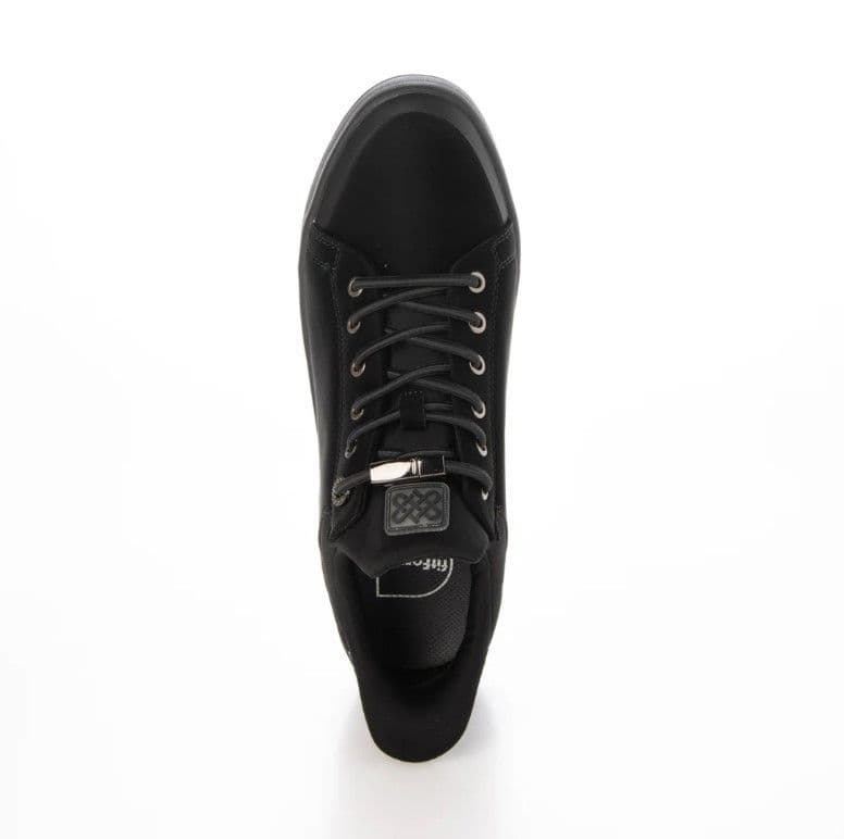 fitfit 新品25cm ◆撥水ハンズフリースニーカー651(黒)