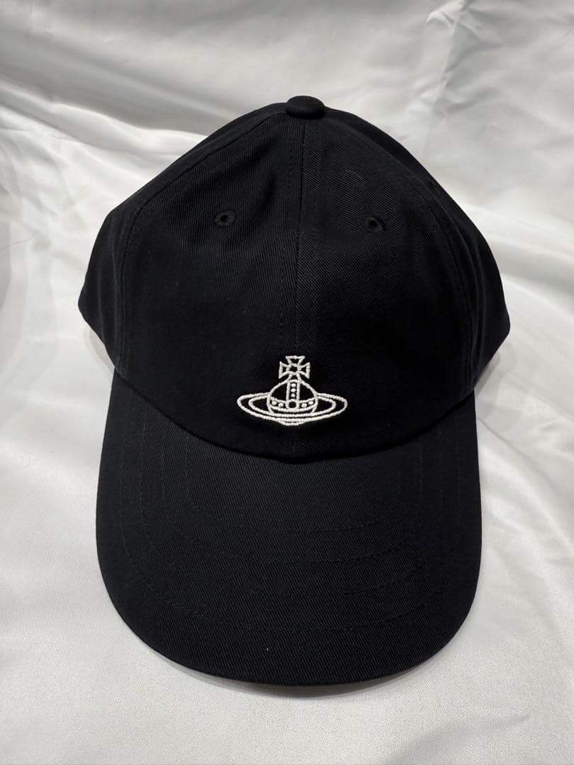 Vivienne Westwood ネイビー コットン ベースボール キャップ