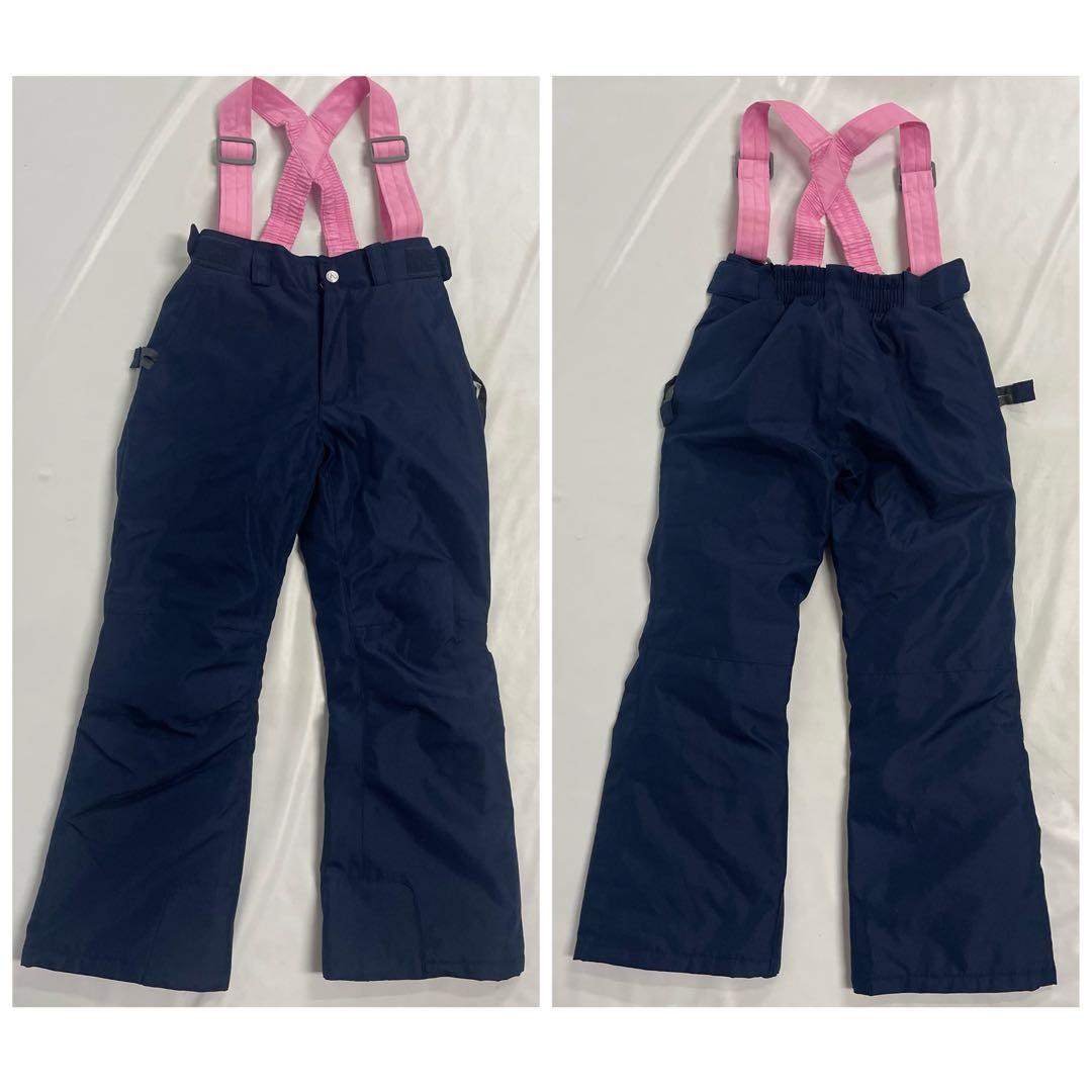 ARBN 白×紺 スキーウェア上下セット 130cm AB23WW1350J ①