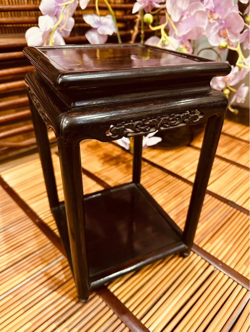 紫檀 花台 インテリア アンティーク 昭和レトロ 和室