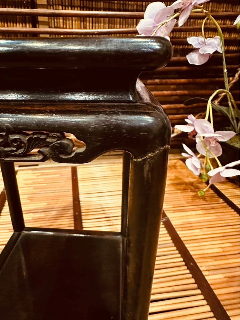 紫檀 花台 インテリア アンティーク 昭和レトロ 和室